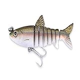 Egret Baits Vudu Mullet (Pack of 1), Gold, 4.5-Inch