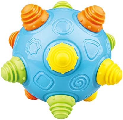 Jumping Ball, Abs Material Music Vibration Dancing Ball Children Enlightenment Educational Toys, Two Files Three Music for Infants and Young Children