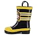 Western Chief Boys Waterproof Printed Rain Boot with Easy Pull on Handles - F.d.u.s.a, 7 M US Toddler