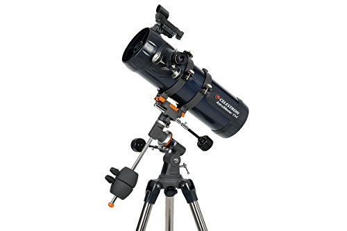 Celestron – AstroMaster 114EQ Newtonian Telescope – Reflector Telescope for Beginners – Fully-Coated Glass Optics…