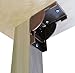 D.H.S. Posi-Lock Folding Leg Bracket for Wall Mounted Work Bench / Fold Down Table (2 pcs.)