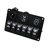 Generic-MarineBoat-Car-6-Gang-Switch-Panel-with-Light-5-Pin-OnOff-Rocker-Switch