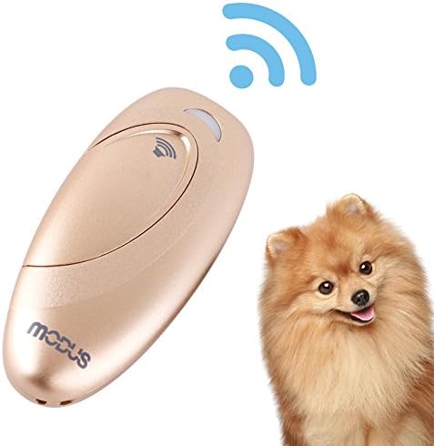 HaveGet Handheld Ultrasonic Bark Controller and DOG Training Intelligent Devices without Shock Harmless Bark Deterrents Pain Free for Pet Trainers and Owners (Gold)