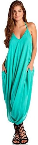 An Elan Usa Gorgeous Spaghetti Strap Genie Jumper with Necklace (RG7021) (MEDIUM)