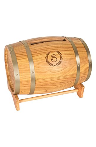 Cathy's Concepts 3940-S Personalized Wine Barrel Card Holder