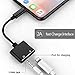 for iPhone Headphone Adapter 3.5mm Jack dongle for iPhone XS/Xmax/XR/X/8/8plus/7/7plus/2 in 1 car Adapter Charger line Converter Connector for iOS System AUX and Audio Accessories Fast Charge-Blackthumb 2