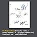 Friends TV Cast Autographed Signed Reprint 8.5x11 Script Framed 13x15 Jennifer Aniston Courtney Cox Matt Leblanc Matthew Perry David Schwimmer Lisa Kudrow