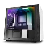 NZXT H200i - Mini-ITX PC Gaming Case - RGB Lighting and Fan Control - CAM-Powered Smart Device - Enhanced Cable Management System - Water-Cooling Ready - White/Black - 2018 Model