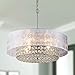 Saint Mossi 4-Lights Modern Pendant Light Fixtures,Crystal Pendant Light Modern Chandelier Light Crystal Chandelier for Bedroom,Living Room,Dining Room,H6 x D20,Chain Adjustable