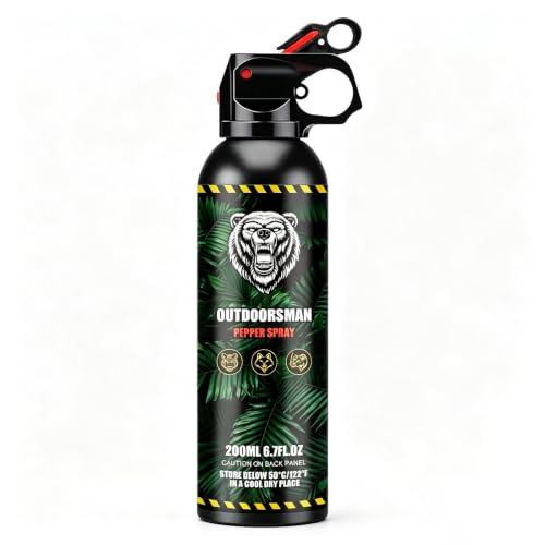 Pepper Spray Outdoor 6.7OZ Self Defense Easy Carry Fast Access