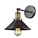CLAXY Industrial Hardwired & Plug-in Wall Sconce Light (1-Pack)