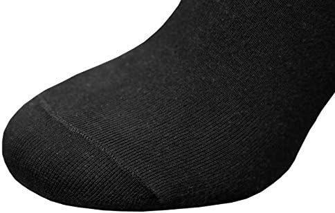 Comfortable, 3 Pack Mens Socks. Black. Cotton and Polyamide Blend