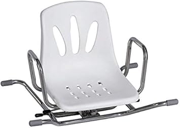 Siege De Bain Blanc Pivotant Securite Absolue Pour Ne Pas Glisser Dans Sa Baignoire Confort Et Serenite Garantie Amazon Fr Hygiasne Et Soins Du Corps