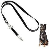 CHIAREA Dog Whistle to Stop Barking - [Free Lanydard Strap] Silent Bark Control for Dogs - Ultrasonic Patrol Sound Repellent Repeller - Silver Training Deterrent Whistle - Train Your Dog