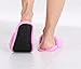 Pembrook Ladies Slippers with Memory Foam – Pink - S/M (6-8.5) – Fuzzy Soft Coral Fleece with non skid sole – Great Plush Slip On House Slippers for adults, women, girls
