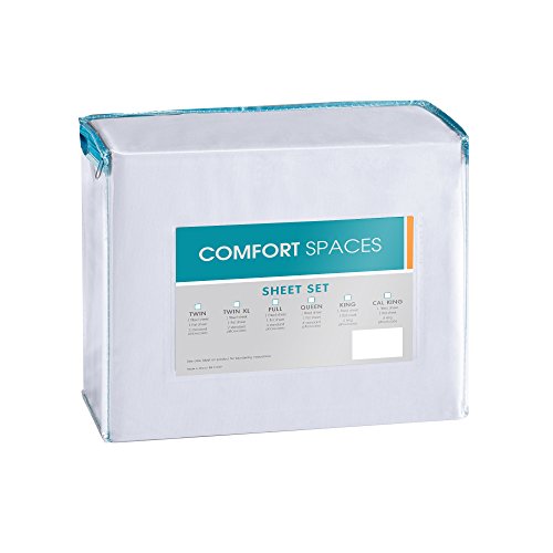 Comfort Spaces Coolmax Moisture Wicking Sheet Set Soft, Fade Resistant