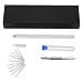 Hair Tattoo Trim Styling Face Eyebrow Shaping Device Wloomm Salon Magic Hair Engraving Pen for DIY Hair Styling, Eyebrows Beards Shaping Silver