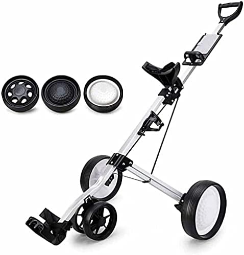 KXDLR Golf Push Cart, 4 Wheel Golf Cart Swivel One Second Folding Golf Trolley with Multifunction Scoreboard, Push Pull Golf Carts for Golf Clubs Men Women/Kids Practice and Game Golf Accessories KXDLR Golf Push Cart, 4 Wheel Golf Cart Swivel One Second Folding Golf Trolley with Multifunction Scoreboard, Push Pull Golf Carts for Golf Clubs Men Women/Kids Practice and Game Golf Accessories