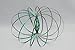 Flow Ring Kinetic Spring Toy in color! EMERALD GREEN