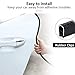 LIBERRWAY Car Door Edge Guards 32Ft(10M) Rubber Car Door Protector U Shape Flexible Car Door Bumper Edge Guard Protection Film Anti-Collision Rubber Clips Fits for Most Universal Car