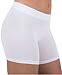 Sexy Basics Women's 6 Pack Cotton Stretch Light Weight Boyshort Boxer Brief Undershorts (6 Pack- Black/White/Navy/Nude/Charcoal/Grey, Large)