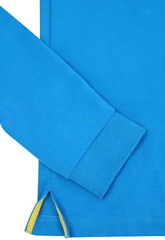 Marq 75 Men's Slim Fit Long Sleeve Jersey Polo Shirt - Ultra Soft Fabric