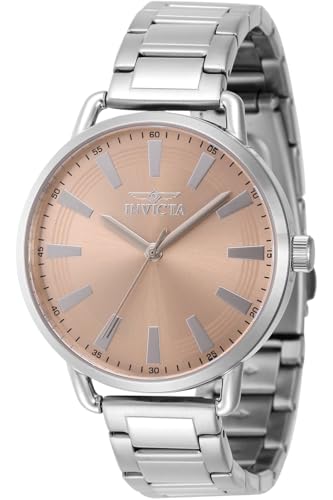 Invicta Wildflower 46329 Women's Watch - Waterproof - Analogue - Quartz Movement - Stainless Steel with Pink dial - 38mm