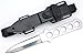 Snake Eye Tactical Dive Knife ll, All Stainless with Line Cutter, Razor Edge and Leg Strap Sheath (Double Edge)