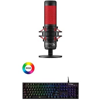 Amazon Com Hyperx Quadcast Usb Condenser Gaming Microphone And