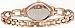 Voeons Women's Rose Gold Bracelet Wrist Watch Fashion Classic Stainless Steel Quartz Analog Watches for Ladies