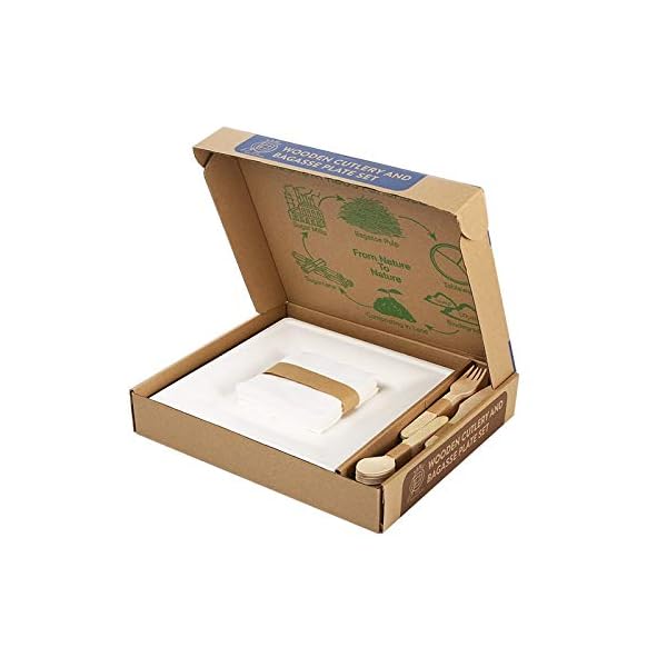 Make-Me-Smile-Eco-Friendly-Disposable-Biodegradable-125-Piece-Dinnerware-Tableware-Party-Picnic-Plate-Set-25-Plates-25-Knives-25-Forks-25-Spoons-25-Napkins Make Me Smile Eco-Friendly Disposable Biodegradable 125 Piece Dinnerware Tableware Party Picnic Plate Set | 25 Plates…