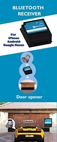 Compatible Android & IOS keyless bluetooth receiver for sliding gate opener and garage door opener!!!