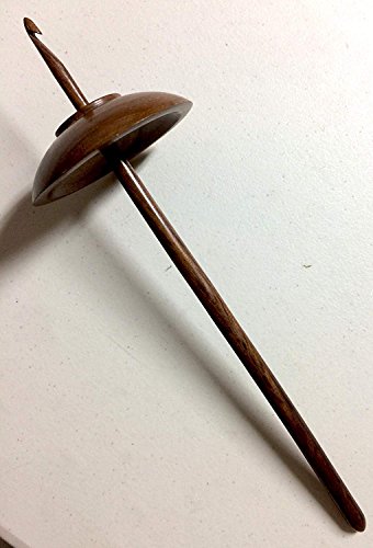 image for Yarn Place Hand Made Maple Drop Spindle w/ 2 Oz Fine Merino Wool Spinn