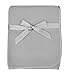 American Baby Company Fleece Blanket with Silk-Like Satin Trim, Soft, Warm & Cozy, Gray, 30