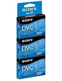 Sony dvm60prr 3 60-Minute DVC cinta colgar Tab