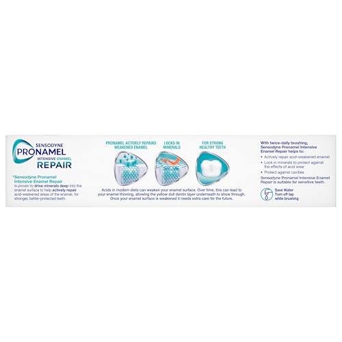 SENSODYNE PRONAMEL INTENSIVE ENAMEL REPAIR TOOTHPASTE FOR SENSITIVE TEETH, TO REHARDEN AND STRENGTHEN ENAMEL, EXTRA FRESH – 3.4 OUNCES