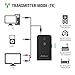 Nulaxy 2in1 Bluetooth Transmitter Receiver 3.5mm Aux Wireless Audio Adapter (BR18)