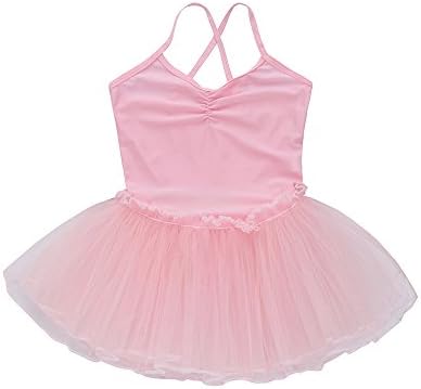 Baby Kids Girl's Camisole Ballet Dress Swan Princess Dance Tutu Dress Cute Sweetheart Costumes Leotard Outfits 2-6 Years