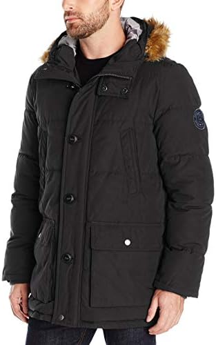 guess serenity faux fur coat