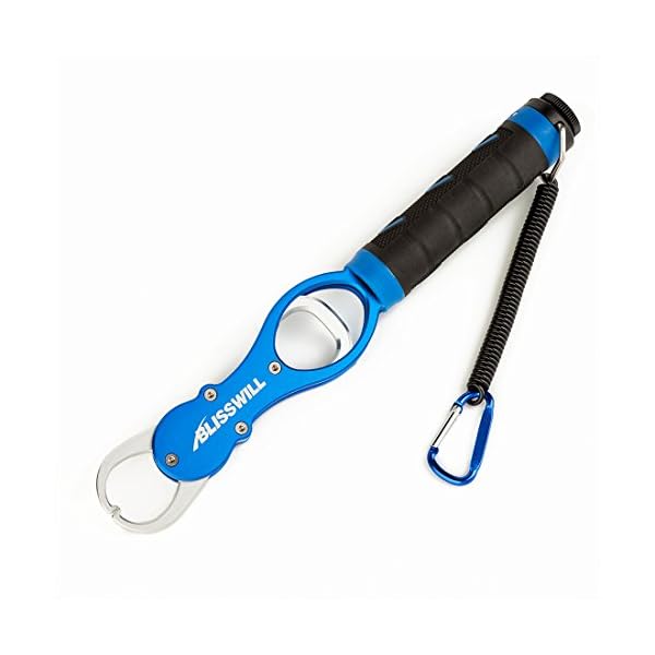 BLISSWILL-Portable-Fish-Lip-Grabber-Gripper-Grip-Tool-Stainless-Steel-Fishing-Tackle-Fish-Holder