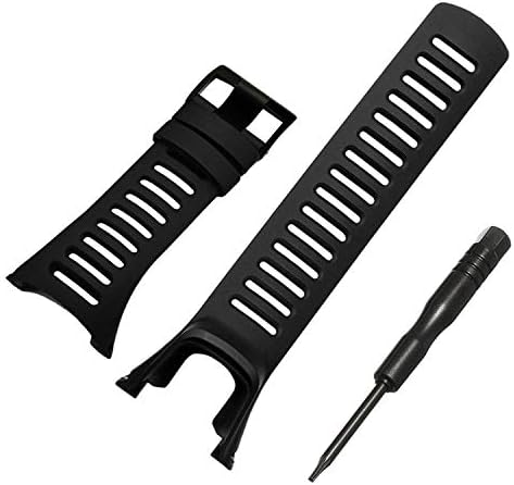 Rubber Replacement Watch Band Silicone Strap Wristbands for Suunto Ambit 3 Peak/Sport/Run / 2 / 2S /2R /1 Steel Clasp Wrist