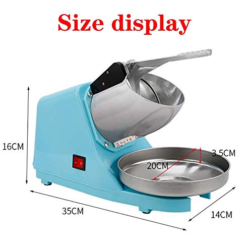 Summer Eiscrusher Maschine, Kleine automatische Doppelmesser-Smoothie-Maschine für den Haushalt, Restaurant Bar Frost… – Bild 7