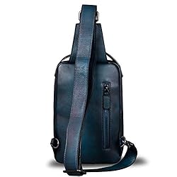 Genuine Leather Sling Bag for Men and Women Vintage