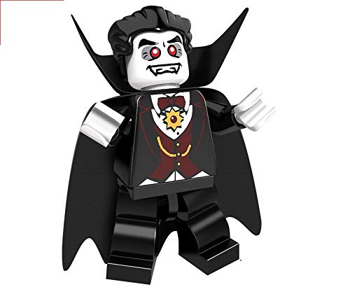 image for GINKO 8 Pack Mini Halloween Building Blocks,Minifigures with Accessori