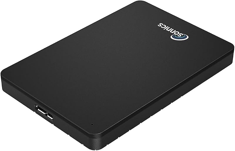 Sonnics 1TB USB 3.0 External Portable Hard Drive Black