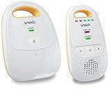 VTech DM111 Audio Baby Monitor with up to 1,000 ft of Range, 5-Level Sound Indicator, Digitized Transmission & Belt Clip (Renewed)