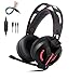 Gaming Headset, PS4 PC Gaming Headsets Headphones with Microphone Volume Control for PS4/ XBOX One/PC/Computer/Laptop/Mac/Mobil/iPhone/iPad (ONIKUMA M180 Black)