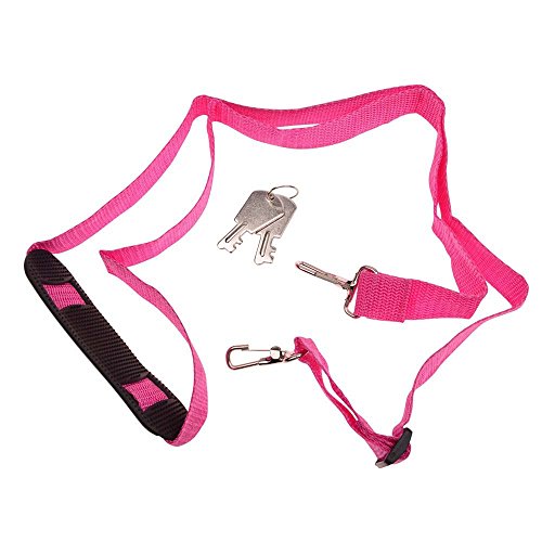 SHANY Essential Pro Makeup Train Case with Shoulder Strap and Locks - Pink