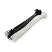 Cable Matters 100 Self-Locking 12-Inch Nylon Cable Ties in Black and White