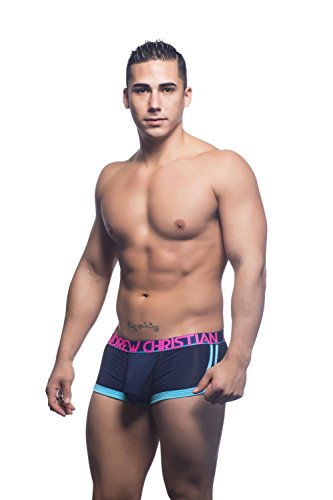 Andrew Christian CoolFlex Active Boxer w/Show-It, Navy, Small - Thumbnail 2